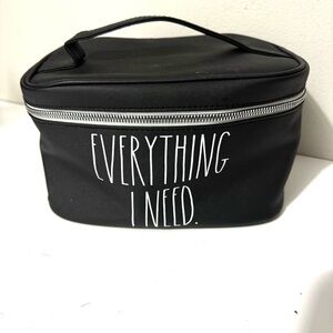 Rae Dunn Black “Everything I Need” Toiletry Bag